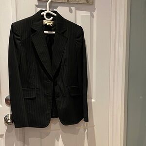 Sophisticated Black Pinstripe Blazer and pants (suit)